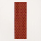 Tapis De Yoga Points D'Or En Rouge (Devant)