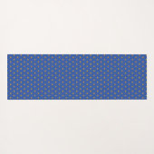 Tapis De Yoga Points Gold Élégants (Dos (Horizontal))