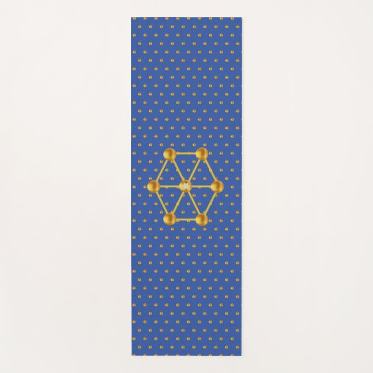 Tapis De Yoga Points Gold Élégants (Devant)