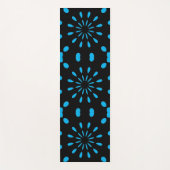 Tapis De Yoga Points noirs et bleus (Devant)