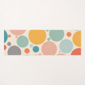 Tapis De Yoga Pois coloré (Devant (Horizontal))