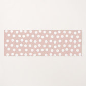 Tapis De Yoga Pois roses (Devant (Horizontal))