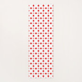 Tapis De Yoga Pois rouges, Motif à points polka, points, pointil (Dos)