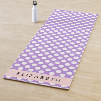 Pois violets, Motif Pointe Polka, Votre Nom