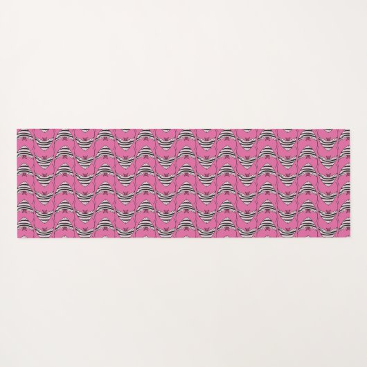 Tapis De Yoga Poisson rose (Dos (Horizontal))