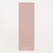 Tapis De Yoga Police rétro rougeâtre robuste (Devant)