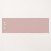 Tapis De Yoga Police rétro rougeâtre robuste (Devant (Horizontal))