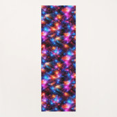 Tapis De Yoga Polygone néon abstrait avec explosions (Devant)