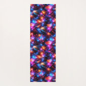 Tapis De Yoga Polygone néon abstrait avec explosions (Dos)