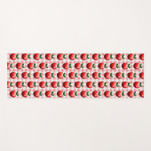 Tapis De Yoga Pommes rouges sucrées (Devant (Horizontal))