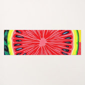 Tapis De Yoga Pop Art de la pastèque (Dos (Horizontal))