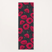 Tapis De Yoga Poppies rouges (Devant)