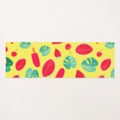 Tapis De Yoga Popsicle, Cherry, Strawberry & Watermelon (Devant (Horizontal))
