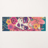Tapis De Yoga Portrait d'une couronne de fleurs (Dos (Horizontal))