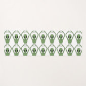 Tapis De Yoga Pose de cœur extraterrestre (Devant (Horizontal))