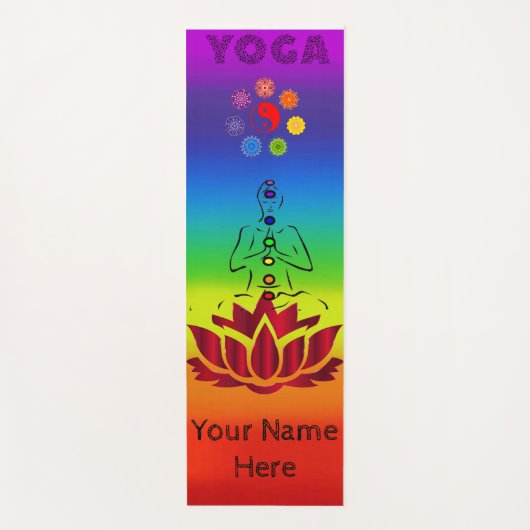 Tapis De Yoga Pose de yoga (Devant)