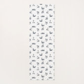 Tapis De Yoga Pose de yoga Husky Sibérien (Dos)