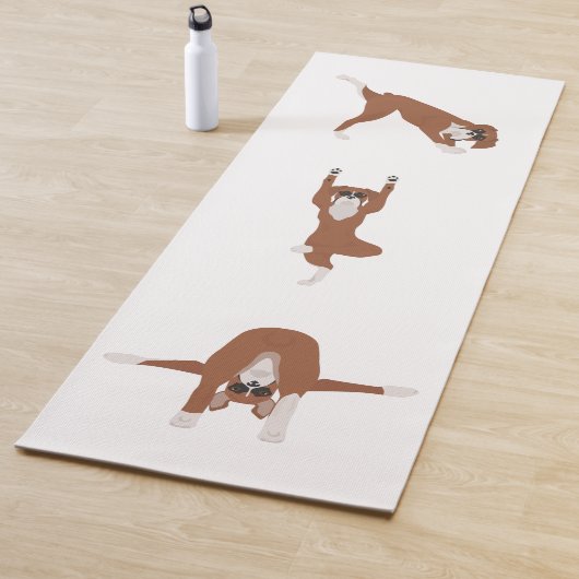 Tapis De Yoga Pose de yoga pour chien de boxe (En situation)