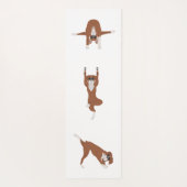 Tapis De Yoga Pose de yoga pour chien de boxe (Dos)