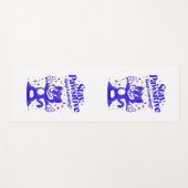 Tapis De Yoga Positivité Yoga Mat (Devant (Horizontal))