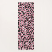 Tapis De Yoga Poster de animal, Léopard Rose, Zones De Cheetah,  (Dos)