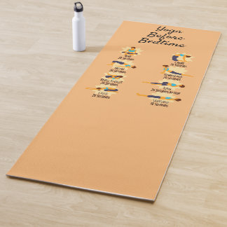 Tapis De Yoga Postures de yoga avant le coucher au réveil