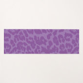 Tapis De Yoga Pot animal pourpre (Devant (Horizontal))