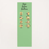 Tapis De Yoga Pots De Yoga Avant Les Pots De Routine De Lit Avec (Devant)