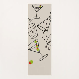 Tapis de yoga pour boissons