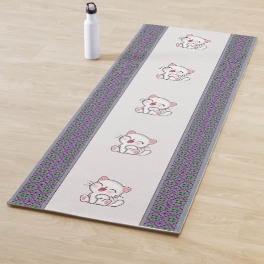 Tapis de yoga pour chat (En situation)