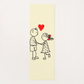 Tapis de yoga pour couple mignon (Dos)