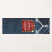 Tapis De Yoga Prière Mat Ayat Al Kursi (Devant (Horizontal))