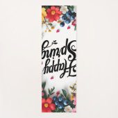 Tapis De Yoga Printemps heureux (Devant)