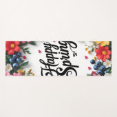 Tapis De Yoga Printemps heureux (Devant (Horizontal))