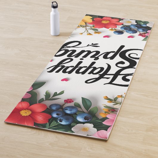Tapis De Yoga Printemps heureux (En situation)