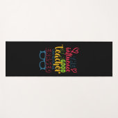 Tapis De Yoga Professeur Cadeaux | L'Influence D'Un Bon Enseigna (Devant (Horizontal))