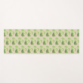 Tapis De Yoga Protection de grenouille et de lis (Devant (Horizontal))