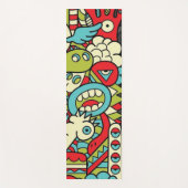 Tapis De Yoga Psychedelic Patterns (Devant)