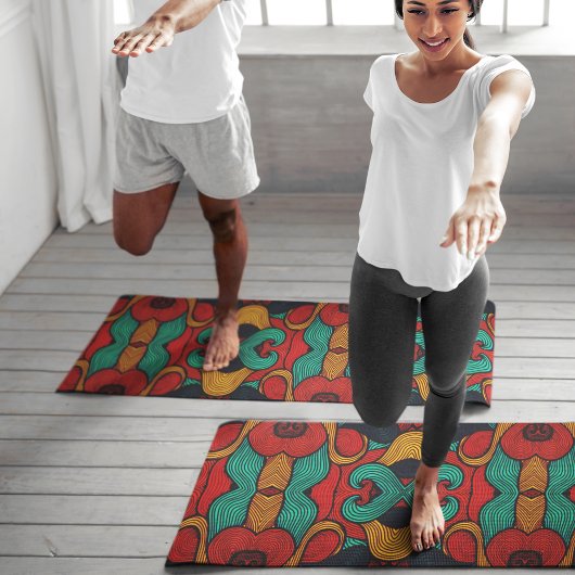 Tapis De Yoga psychédélique