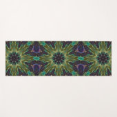 Tapis De Yoga Psychédélique Mandala Rétro Hippie Trippy Boho Chi (Devant (Horizontal))