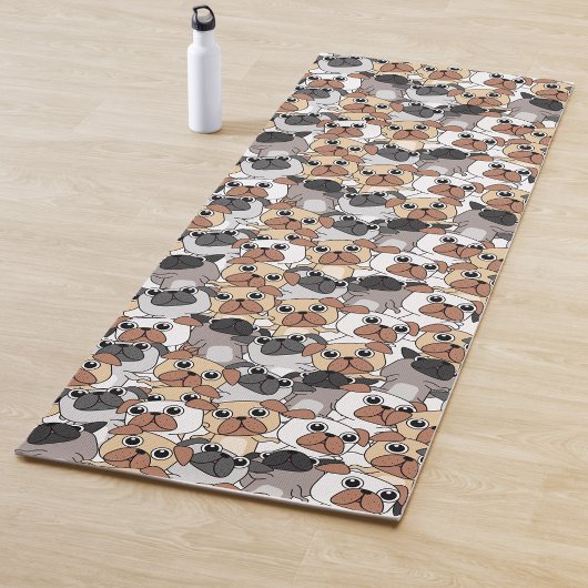 Tapis de yoga Pug