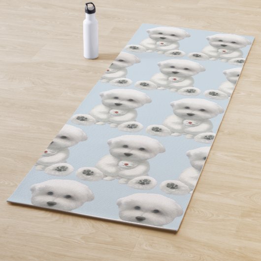 Tapis De Yoga Puppy Accroche Son Jouet (En situation)