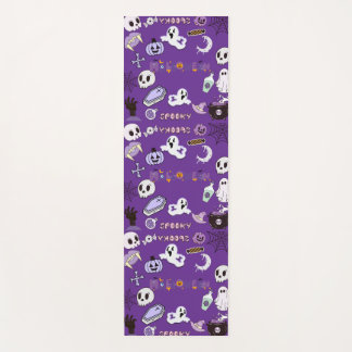 Tapis De Yoga Purple Halloween