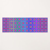 Tapis De Yoga Purple Passion Boho Beauté (Devant (Horizontal))