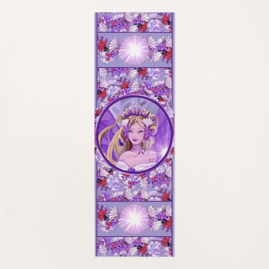 Tapis De Yoga Purple Sun Fairy (Devant)