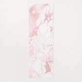 Tapis De Yoga Quartz rose rose pâle de PixDezines (Dos)