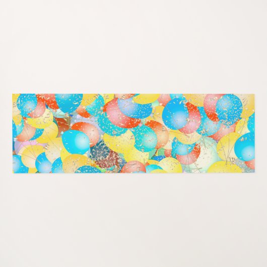 Tapis De Yoga Question Apprendre Nuage MotssTexte Motif Message (Dos (Horizontal))