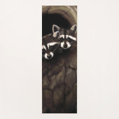 Tapis De Yoga Raccoons Brown Cute Tree (Devant)