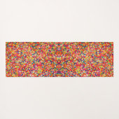 Tapis De Yoga Rainbow Candy Motif (Dos (Horizontal))