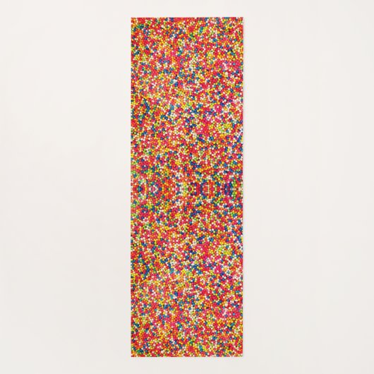 Tapis De Yoga Rainbow Candy Motif (Dos)